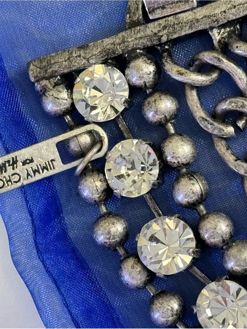 Jimmy Choo X H&M Crystal Multi-Chain Necklace - Picture 2 of 4